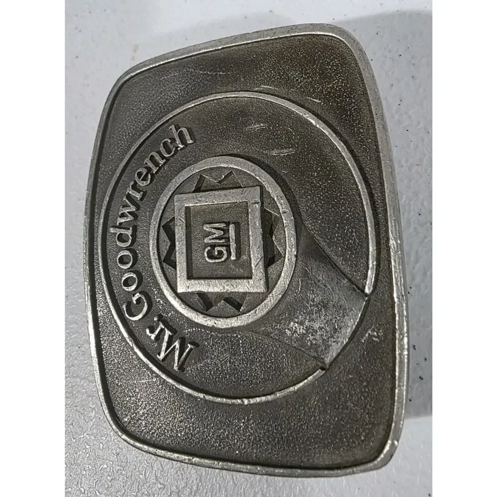 Mr. Goodwrench General Motors Belt Buckle by Associated Packaging Vintage